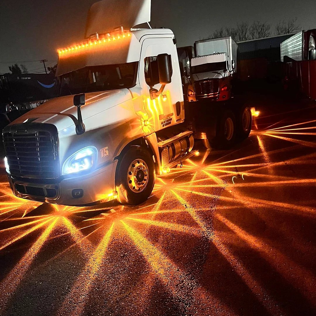 🔥🔥Buy More Save More - 🚛LED Watermelon Light Indicator Side Marker Signal Light Suitable For All Trucks, Trailers.
