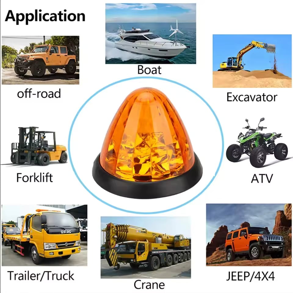 🔥🔥Buy More Save More - 🚛LED Watermelon Light Indicator Side Marker Signal Light Suitable For All Trucks, Trailers.
