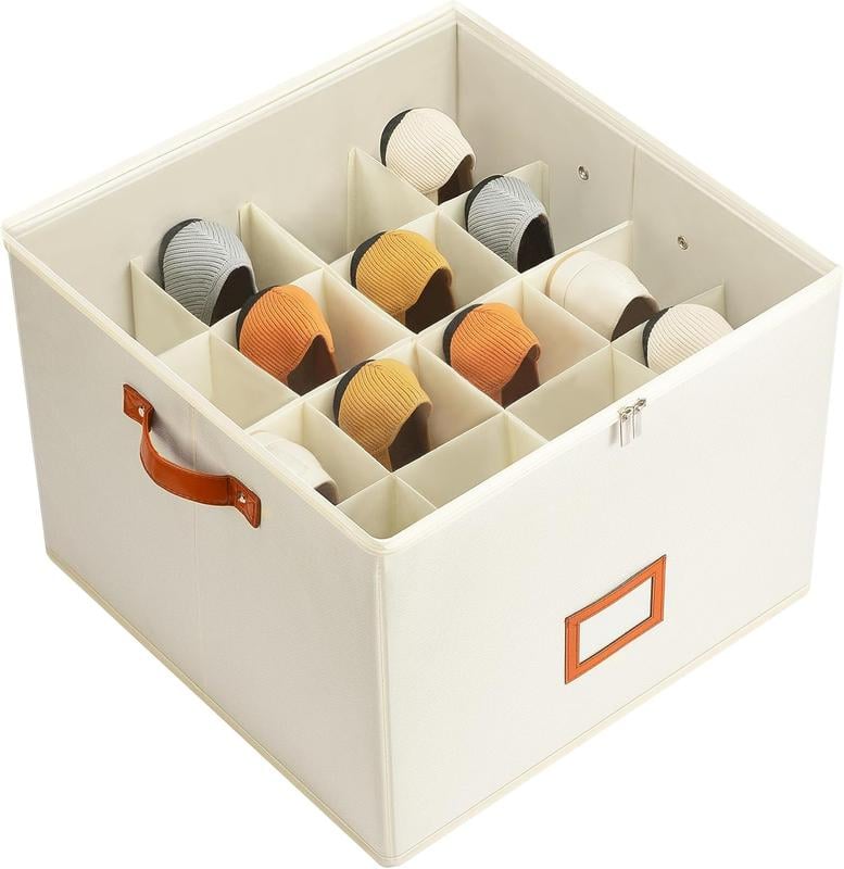 🔥LAST DAY - Fabric Shoe Organizer Storage Box
