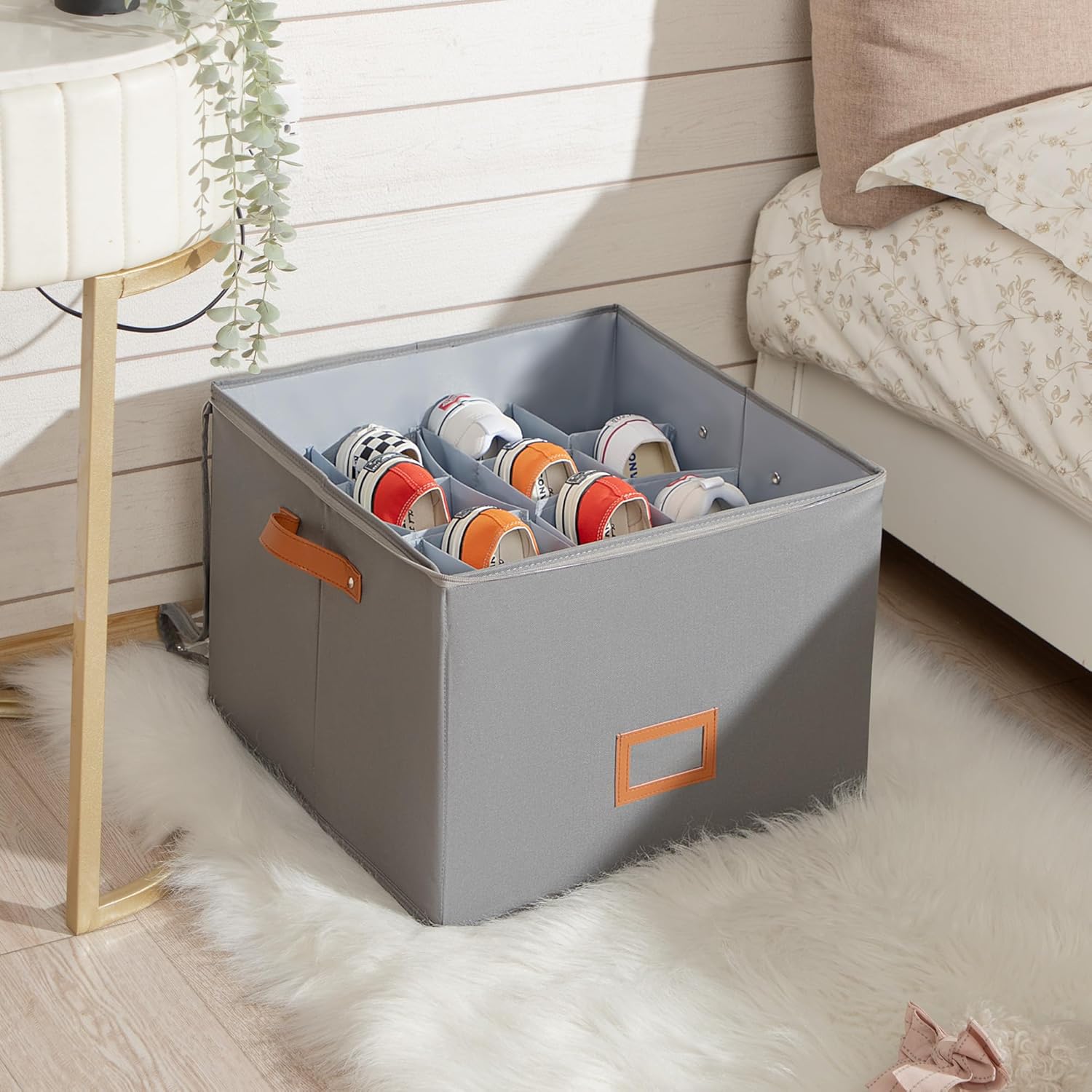 🔥LAST DAY - Fabric Shoe Organizer Storage Box