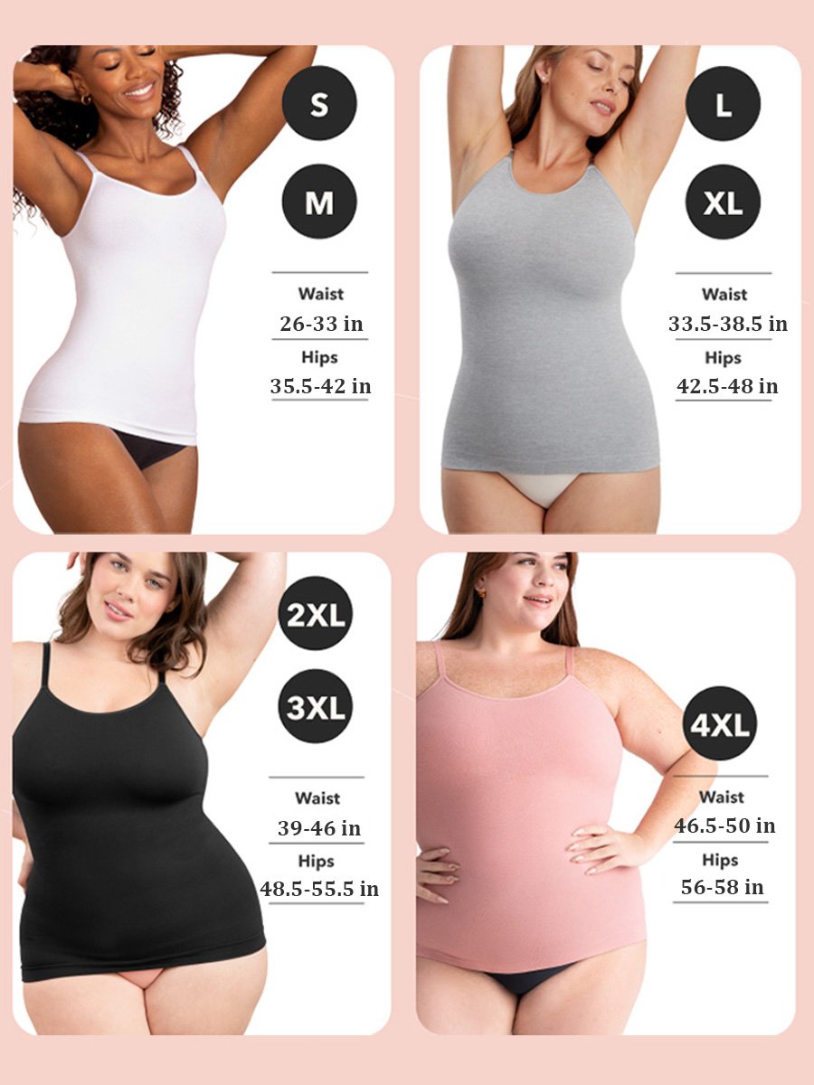 🔥LAST DAY 49% OFF - 💕2025 HOT SALE All Day Shaping Comfort Stretch Camisolei