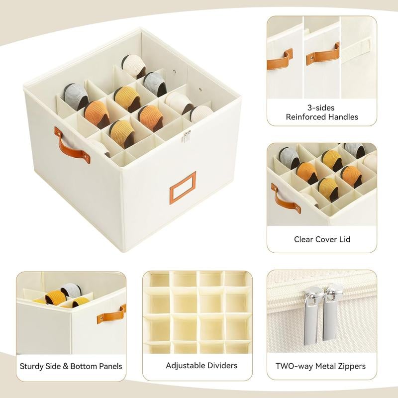 🔥LAST DAY - Fabric Shoe Organizer Storage Box