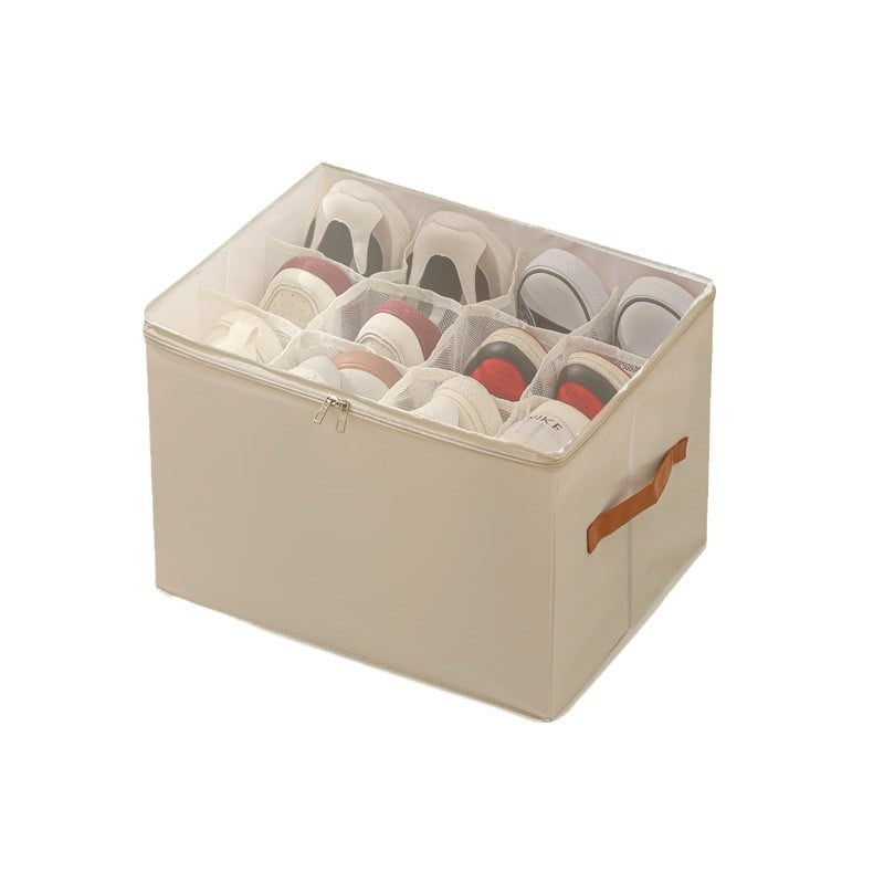 🔥LAST DAY - Fabric Shoe Organizer Storage Box